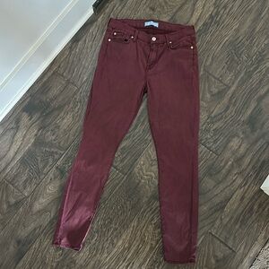 7 for all mankind, Blair colored denim, size 28